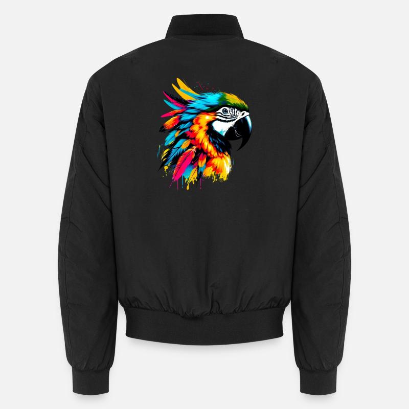Papagei Unisex Bomberjacke