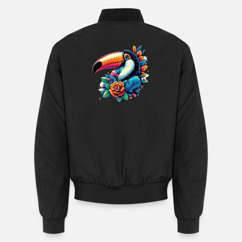 Toucan Unisex Bomber Jacket