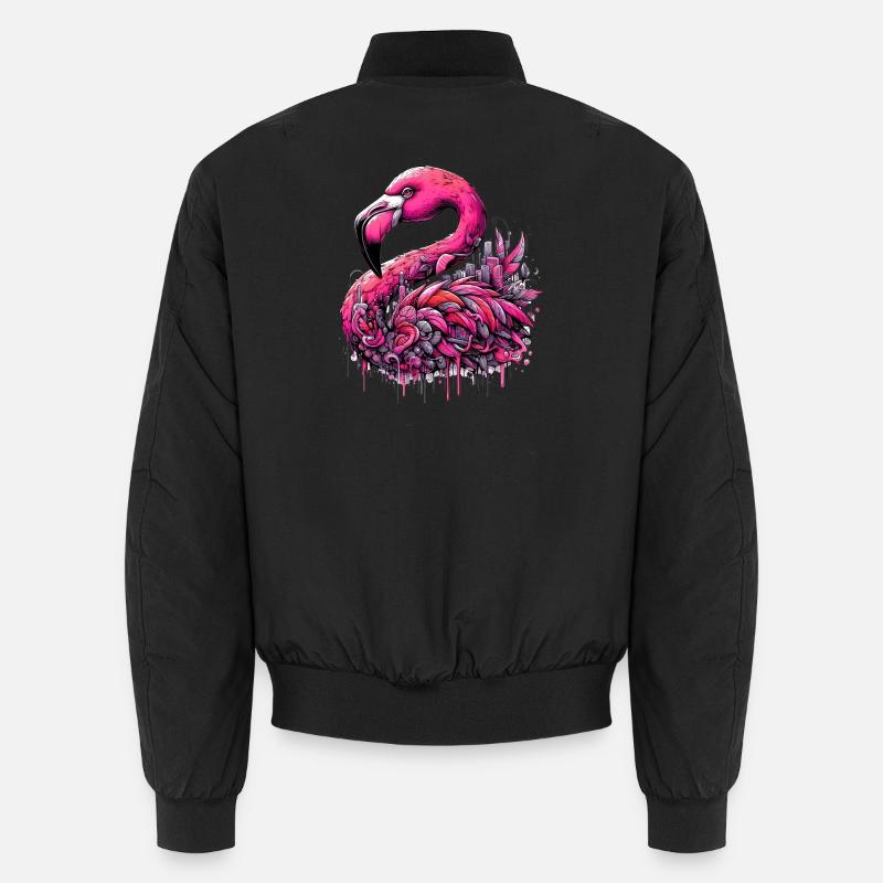 Flamant - Bomber unisexe - noir