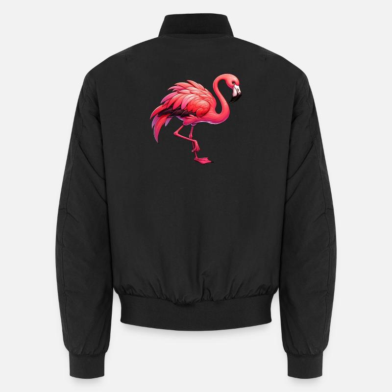 Flamant - Bomber unisexe - noir