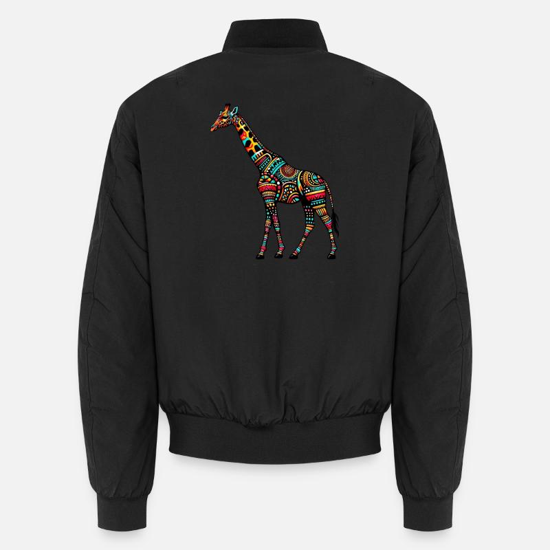 Giraffe Unisex Bomberjacke