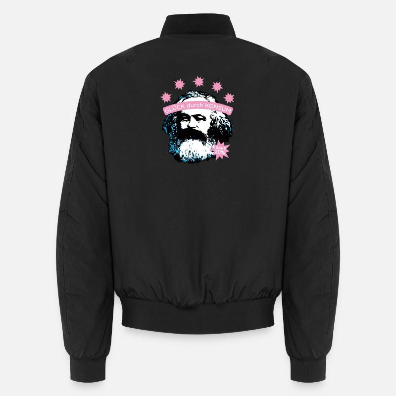 Bonheur par la consommation – Bearded Icon Bomber unisexe