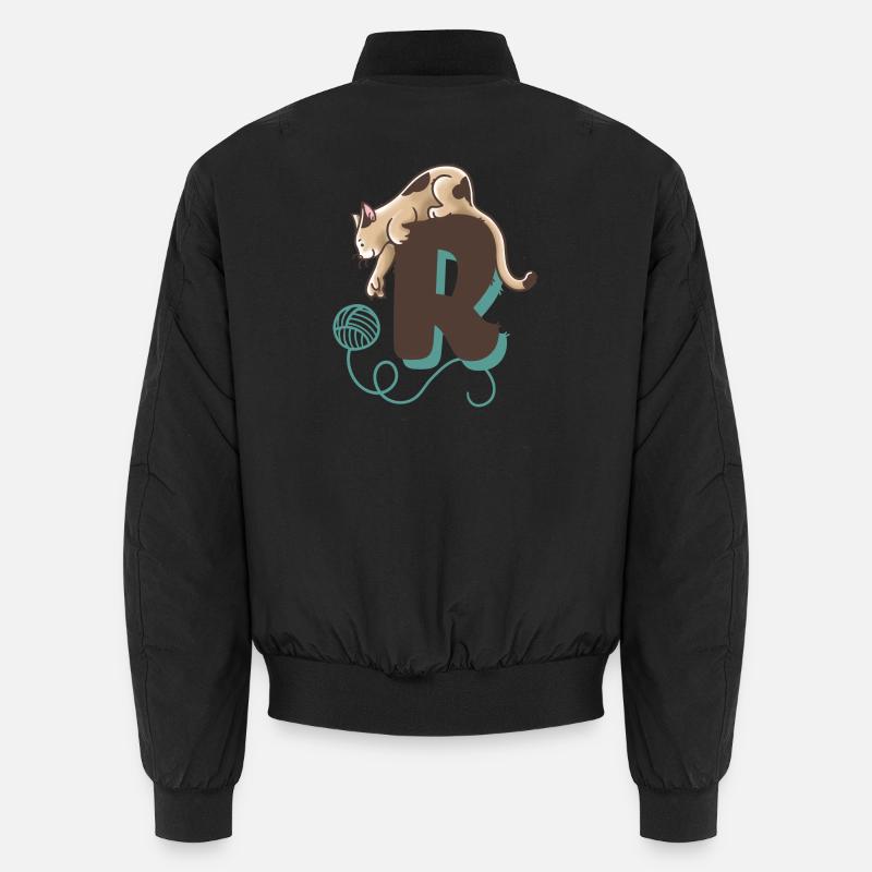Cat Lettre R Bomber unisexe