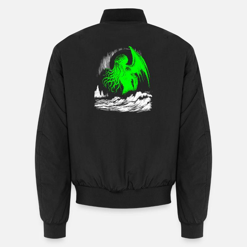 Cthulhu Emerges From The Seas (2 Colors) Unisex Bomber Jacket