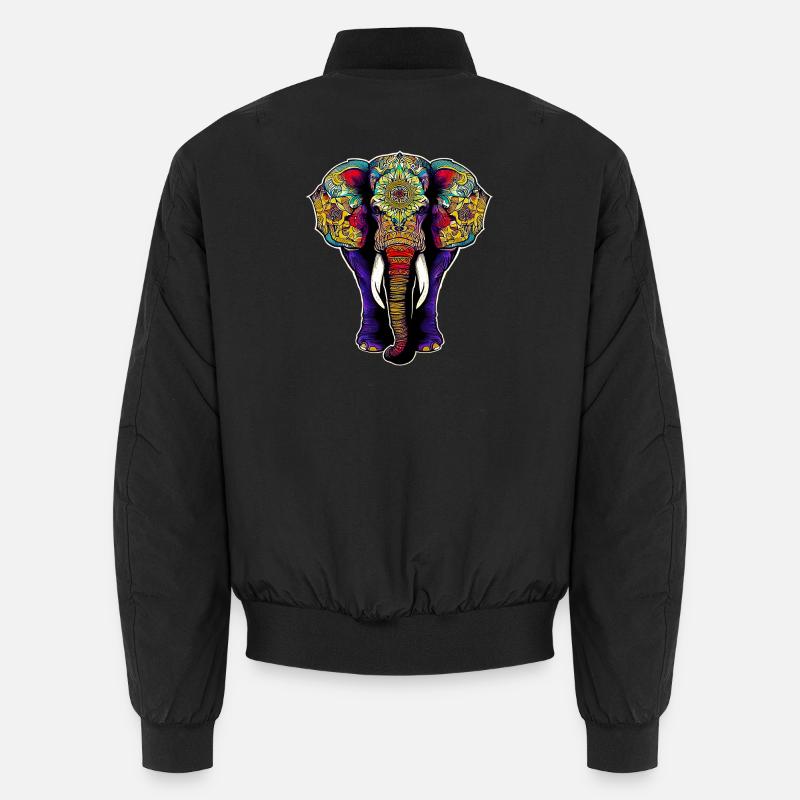 Éléphant Bomber unisexe