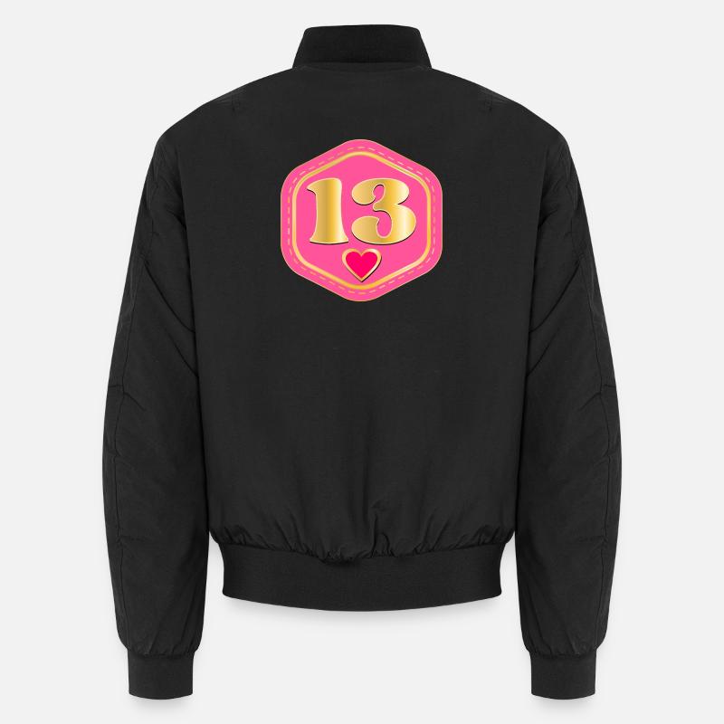 13th Birthday - Number Thirteen Unisex Bomber Jacket