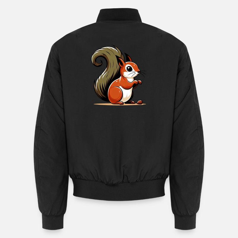 Eichhörnchen Unisex Bomberjacke