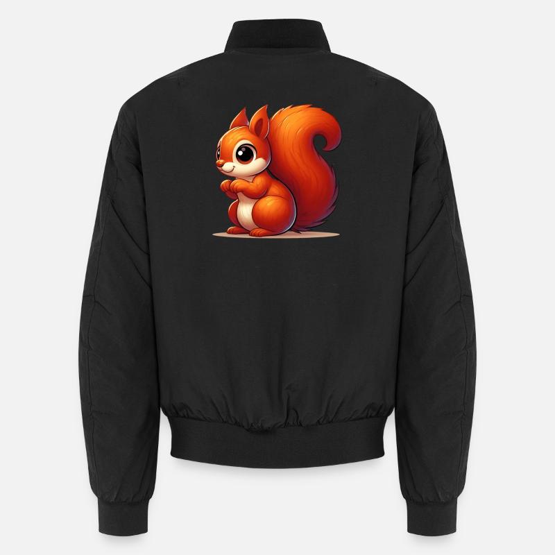 Eichhörnchen Unisex Bomberjacke