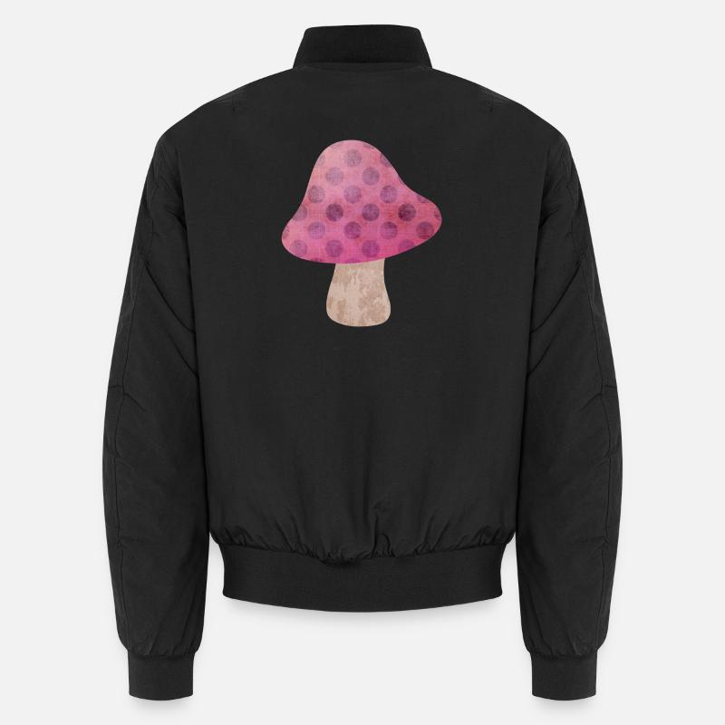 Pilz Herbst Märchen Dots Punkte Wald Kinderzimmer Unisex Bomberjacke