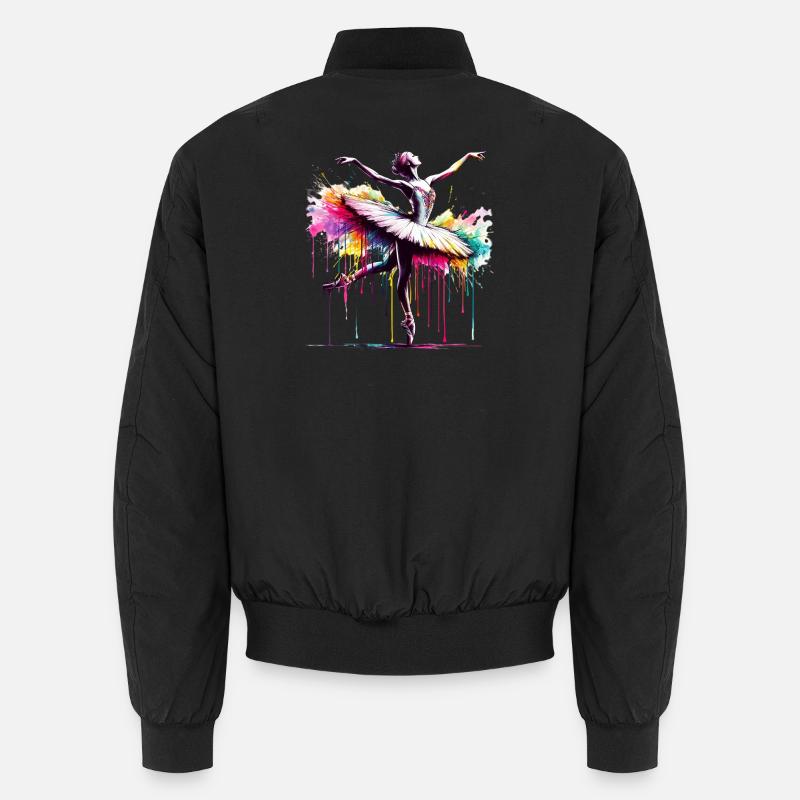 Danseuse de ballet avec tutu Bomber unisexe