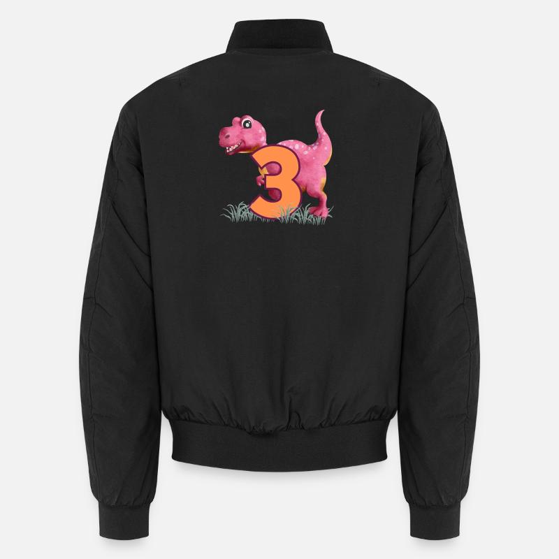 No.3 Dino Unisex Bomber Jacket