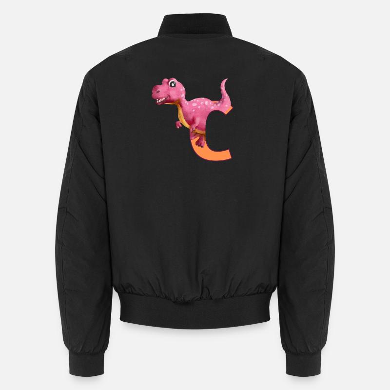C - DINOSAUR, customizable Unisex Bomber Jacket