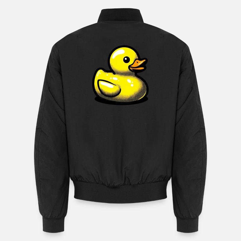 Duckling Duck Duck Duck - Unisex Bomber Jacket - black