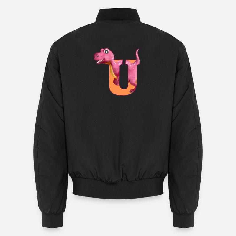 U - DINOSAUR, customizable Unisex Bomber Jacket