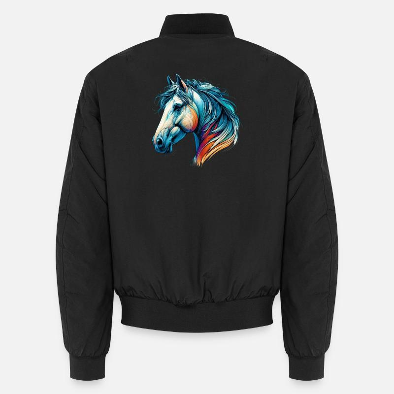 Cheval - Bomber unisexe - noir