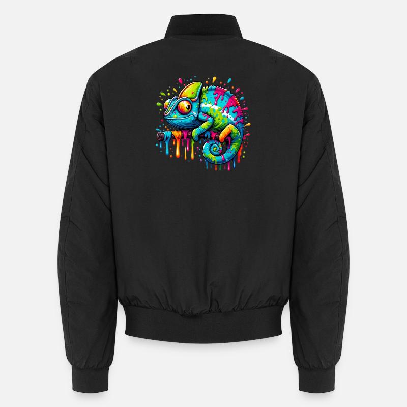 Caméléon - Bomber unisexe - noir