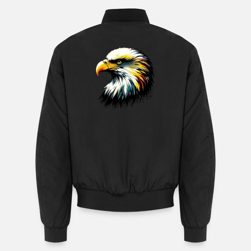 Adler - Unisex Bomberjacke - Schwarz