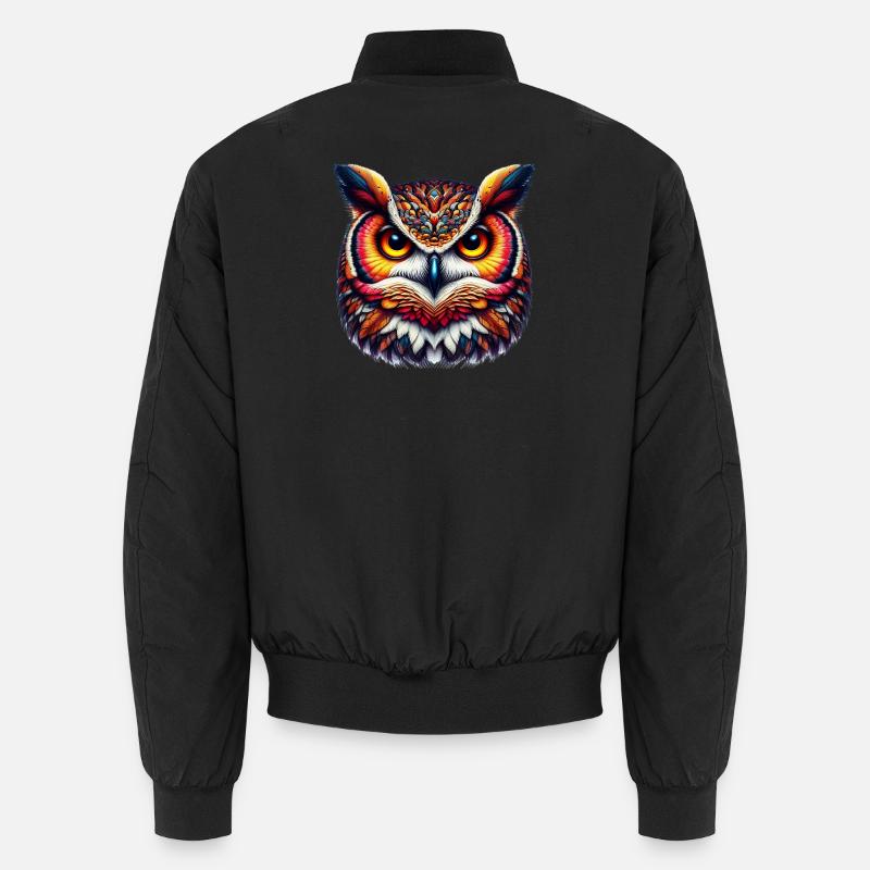 Owl Unisex Bomber Jacket