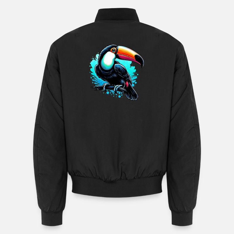 Tukan - Unisex Bomberjacke - Schwarz
