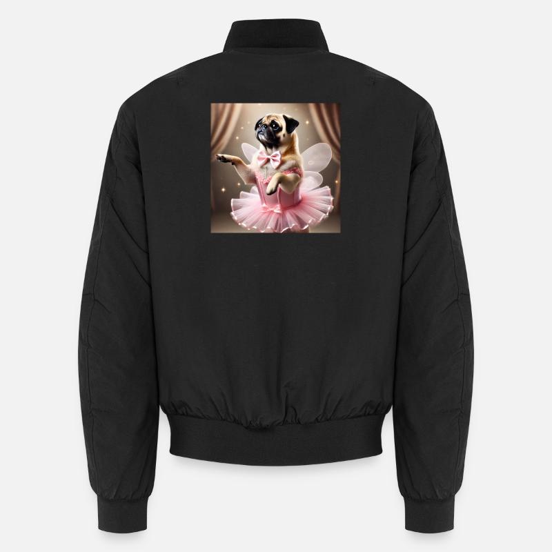 Chien mignon en costume de fée Bomber unisexe