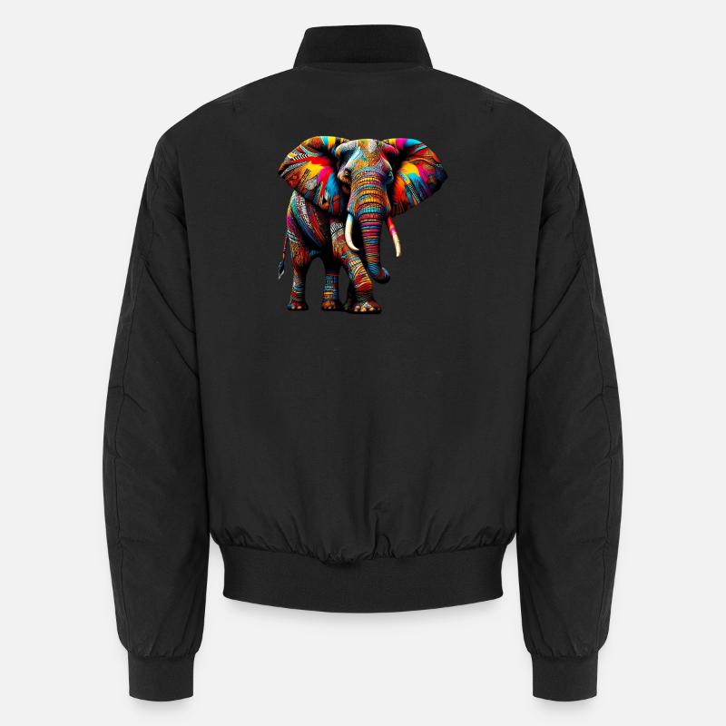 Éléphant Bomber unisexe