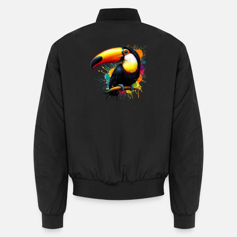 Tukan - Unisex Bomberjacke - Schwarz
