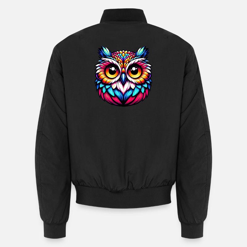 Eule Unisex Bomberjacke