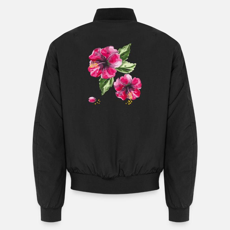 Hibiscus flowers Unisex Bomber Jacket