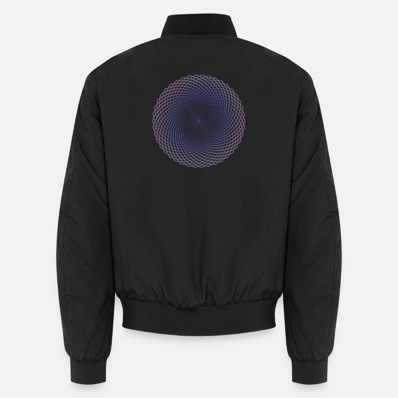 Lotus des Lebens Unisex Bomberjacke