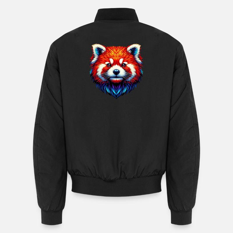 Kleiner Panda - Unisex Bomberjacke - Schwarz