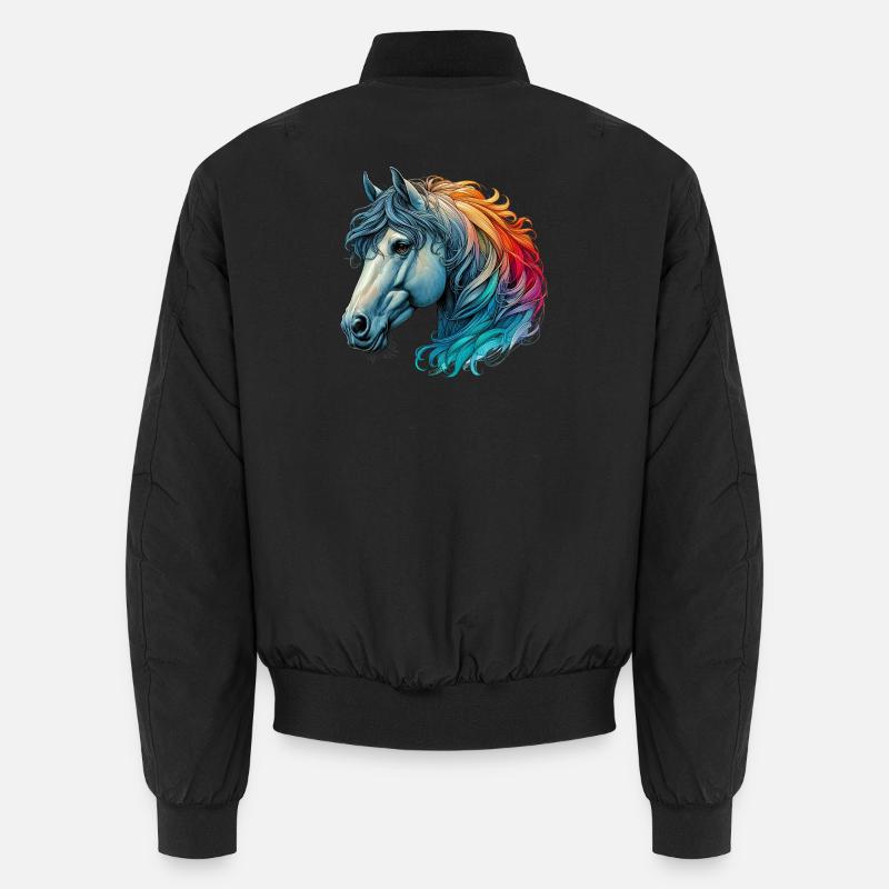 Cheval - Bomber unisexe - noir