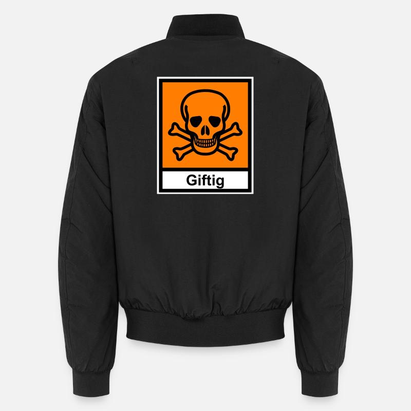 Giftig - Unisex Bomberjacke - Schwarz
