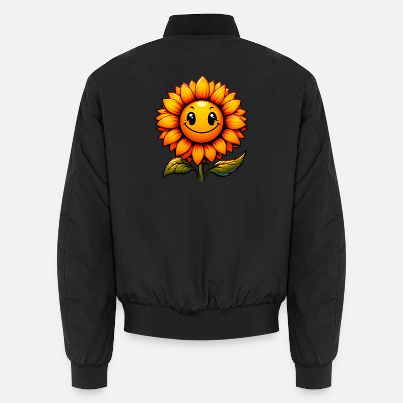 Tournesol - Bomber unisexe - noir
