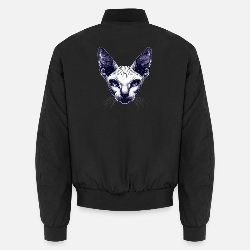 Sphynx Cat Sphynx Cat Canadian Cat Cute Sphinx Unisex Bomber Jacket