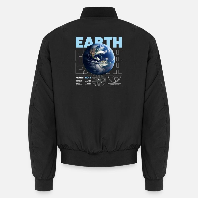 Détails de la Terre Bomber unisexe