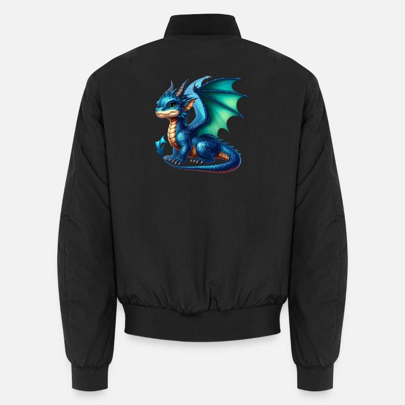 Dragon - Unisex Bomber Jacket - black