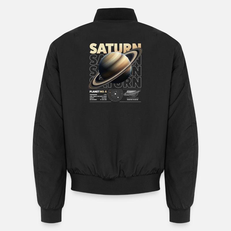 Saturn details Unisex Bomber Jacket