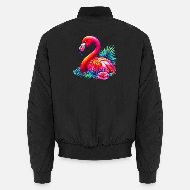 Flamant - Bomber unisexe - noir