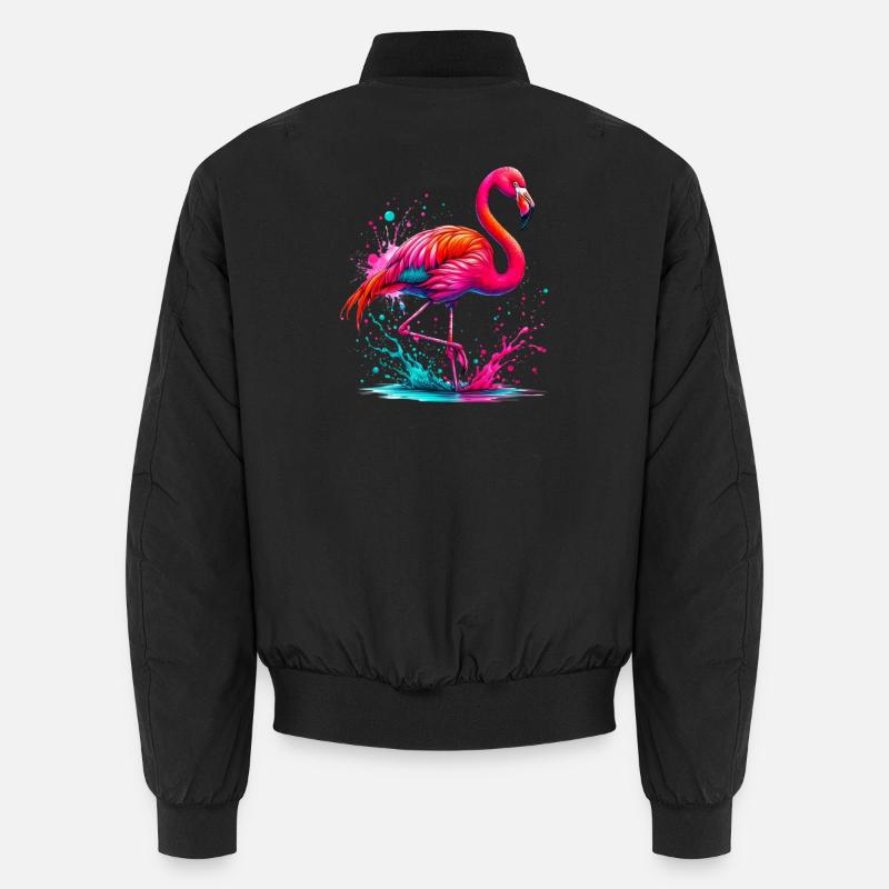 Flamingo Unisex Bomberjacke
