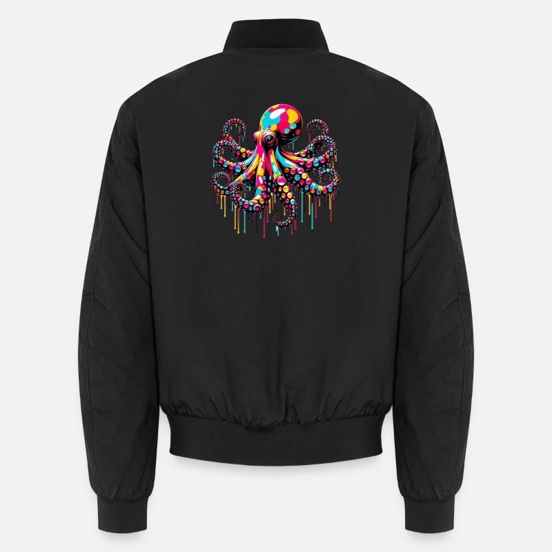 Krake Unisex Bomberjacke