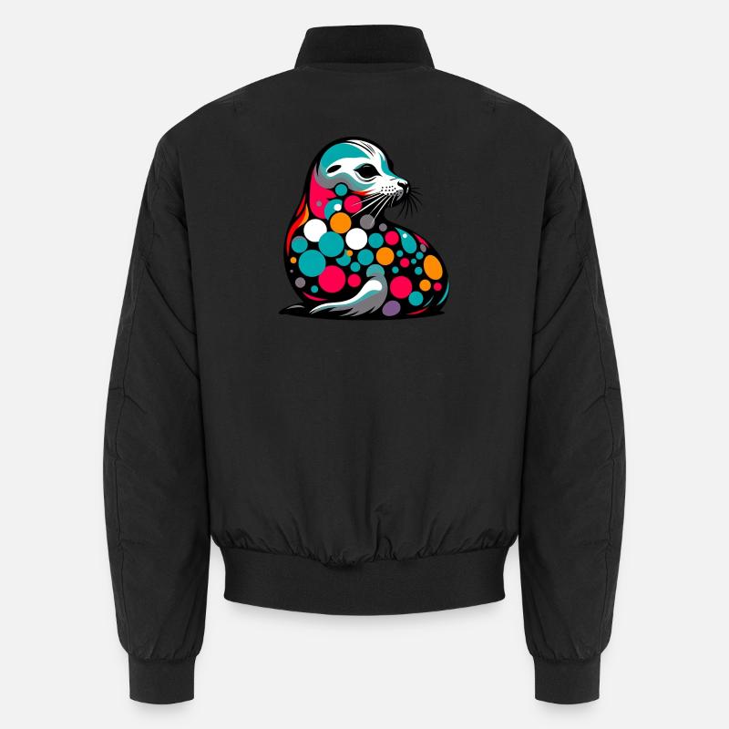 Seal Unisex Bomber Jacket