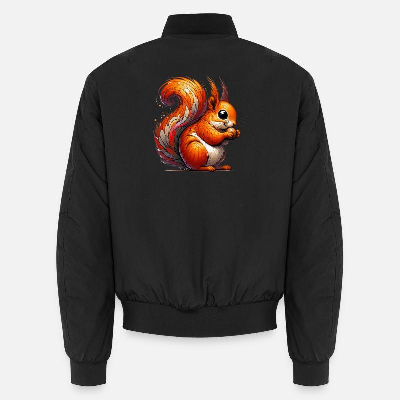Eichhörnchen Unisex Bomberjacke