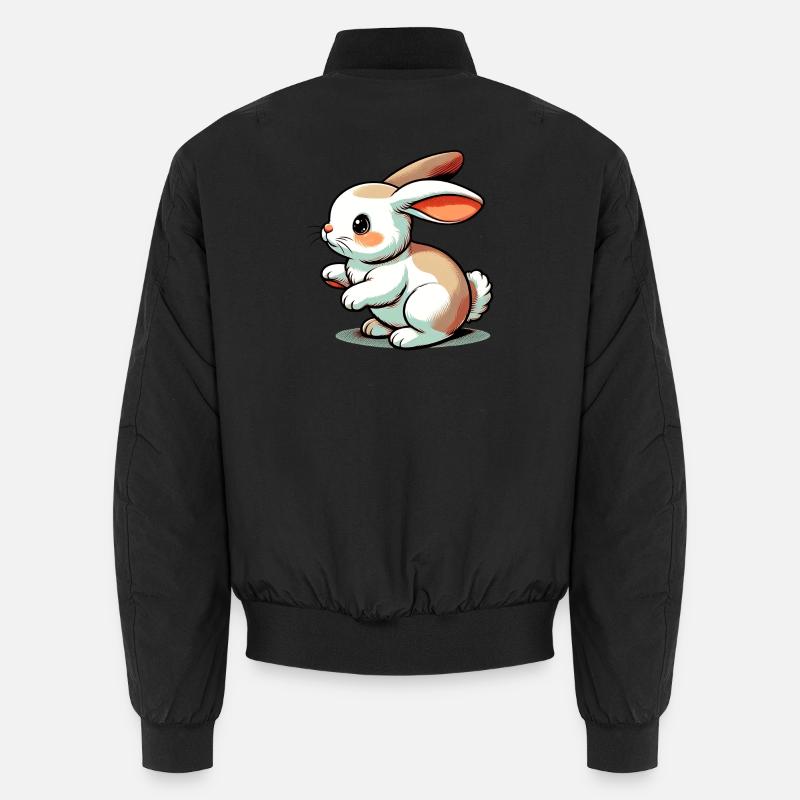 Rabbit - Unisex Bomber Jacket - black