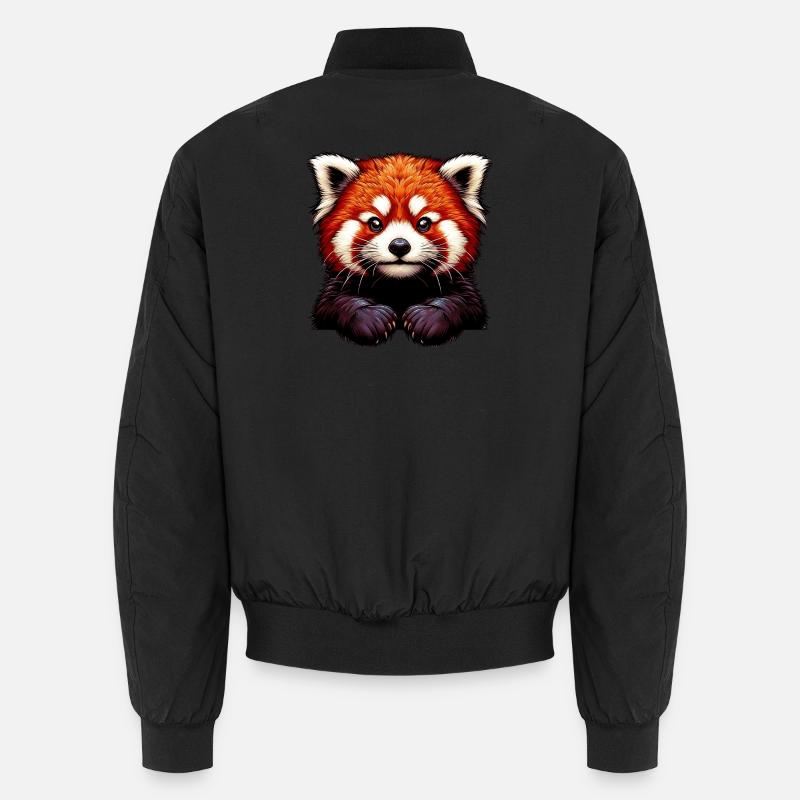 Red panda Unisex Bomber Jacket