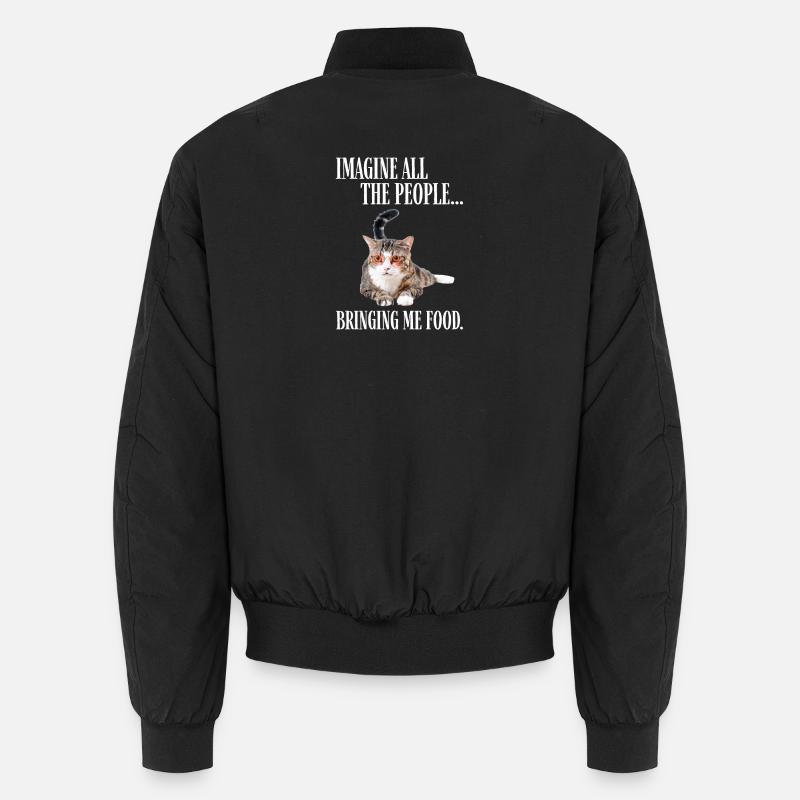 Cat with glasses Unisex Bomber Jacket