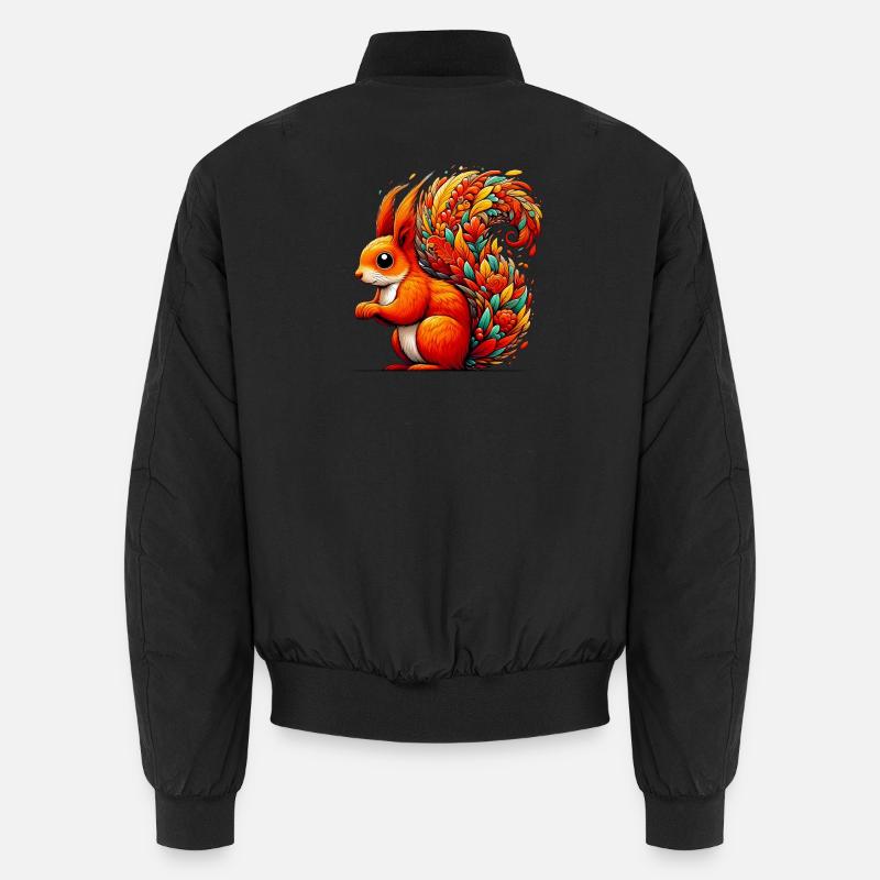 Eichhörnchen Unisex Bomberjacke