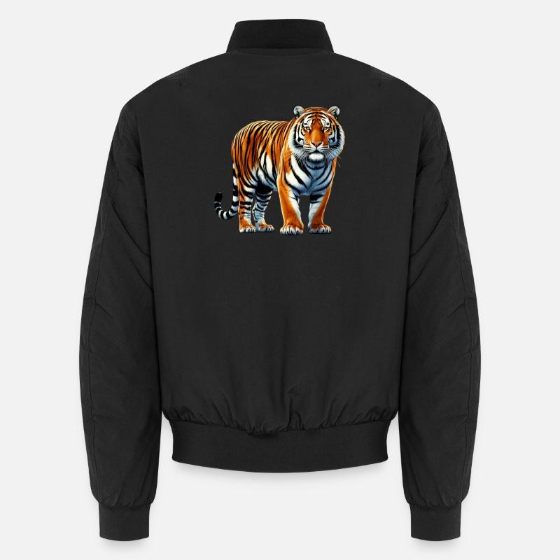 Tigre - Bomber unisexe - noir