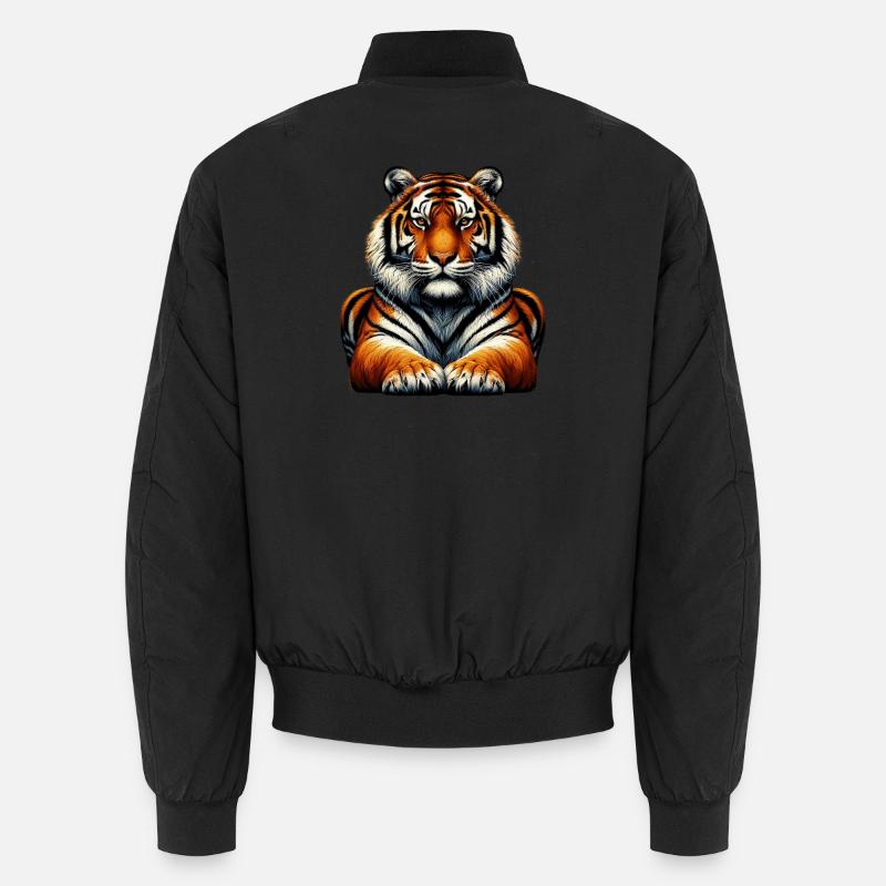 Tiger Unisex Bomberjacke