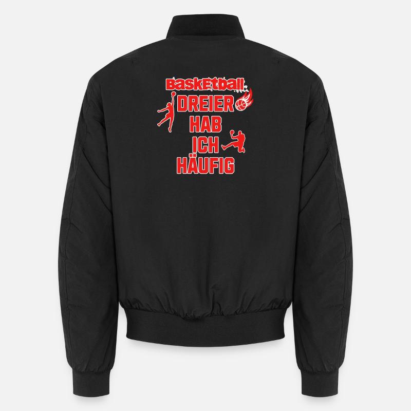 Basketball Spruch mit Humor Unisex Bomberjacke