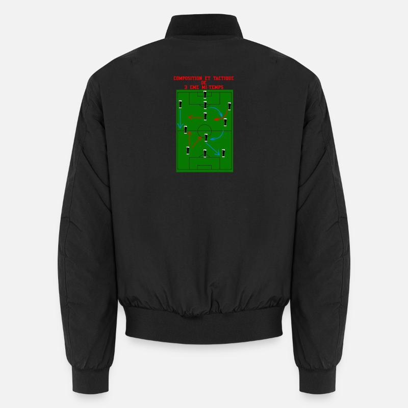 3. Halbzeit - Unisex Bomberjacke - Schwarz
